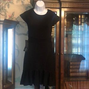 Bebe Black Scuba Stretch Dress